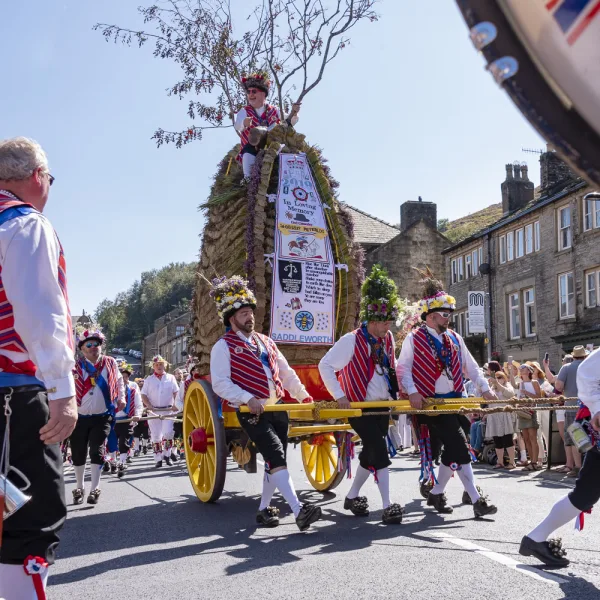 Rushcart in Delph